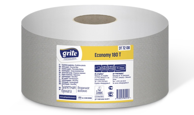 Туалетний папір Джамбо Grite Economy 180 T